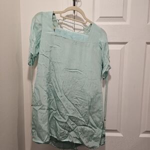 Indian Kurta (Tunic) with Size S and light blue color